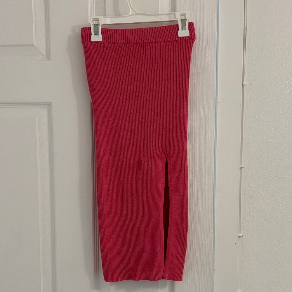 Pink skirt
